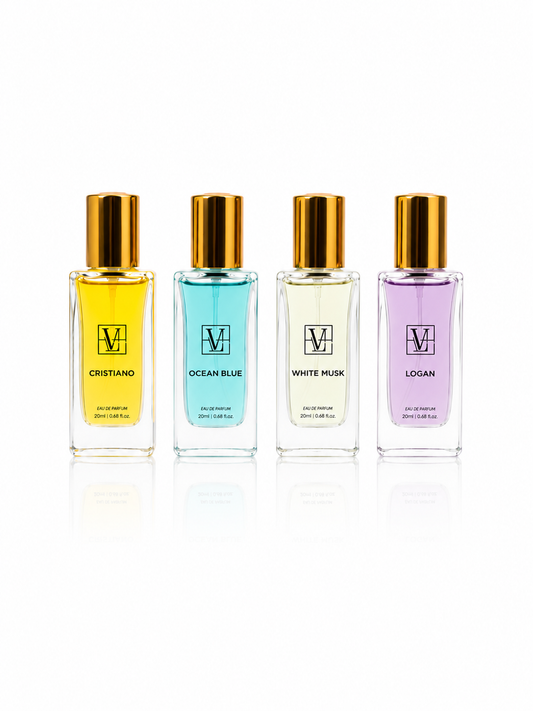 Men’s Combo – 4 Perfumes (20ml Each) by Vidalujosa