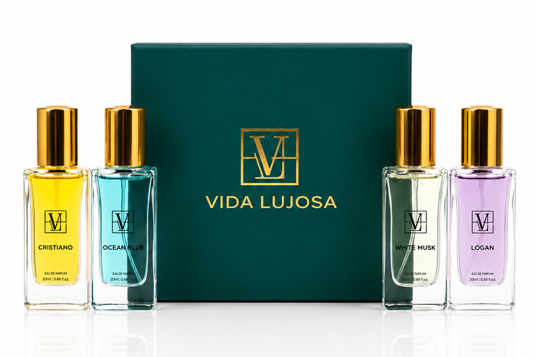 Men’s Combo – 4 Perfumes (20ml Each) by Vidalujosa