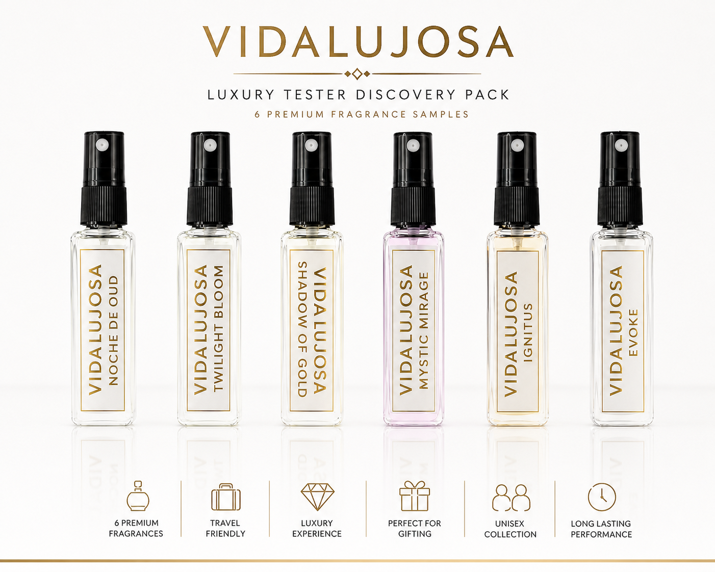 Vidalujosa Luxury Tester Discovery Pack