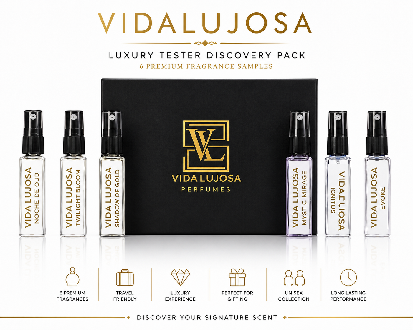 Vidalujosa Luxury Tester Discovery Pack