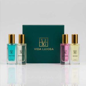 A perfect mix combo with 2 men’s and 2 women’s perfumes.Ocean Blue & White Musk Ocean (Men) + Lady Marvel & Blossom (Women).Premium luxury fragrances in 20ml bottles.